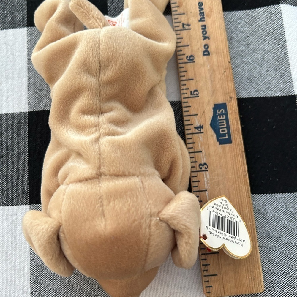 TY beanie babies fetch born 1997 brown puppy dog - Picture 2 of 13